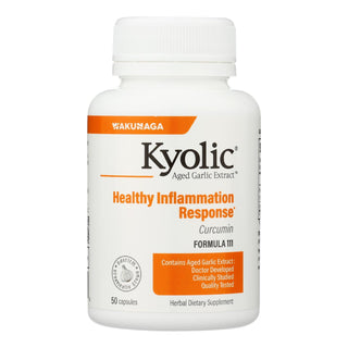 Kyolic - Aged Garlic Extract Curcumin Healthy Inflammation Response - 50 Capsules