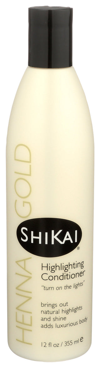 SHIKAI CONDTNR HGHLGHTNG HENNA GOLD - Case of 3