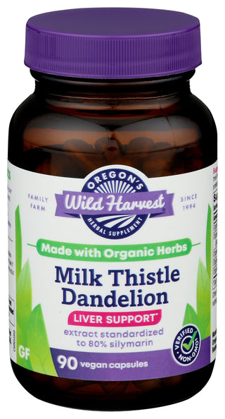 OREGONS WILD HARVEST MILK THISTLE DANDELION - Case of 3