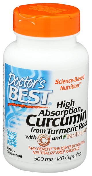 DOCTORS BEST HI ABSORB CURCUMIN 500MG