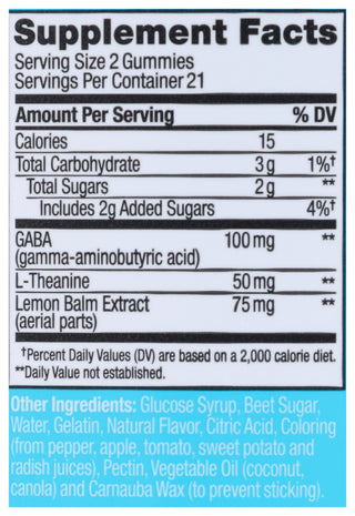 OLLY SUPPLEMENT GOODBYE STRESS - Case of 3