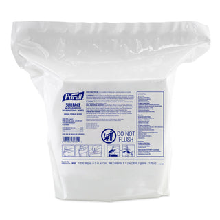 GOJO PURELL® MULTIPURPOSE SURFACE DISINFECTANT WIPES GOJ 9103-02