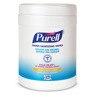 GOJO PURELL® SANITIZING HAND WIPES GOJ 9113-06