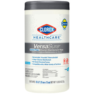 CLOROX VERSASURE™ CLEANER DISINFECTANT WIPES HCH 31758